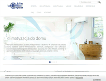 Tablet Screenshot of klim-spaw.com.pl